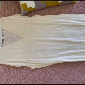 All saints Cream Short Sleeved Sweater Dress